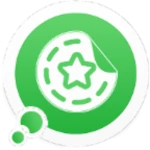 sticker creator android application logo